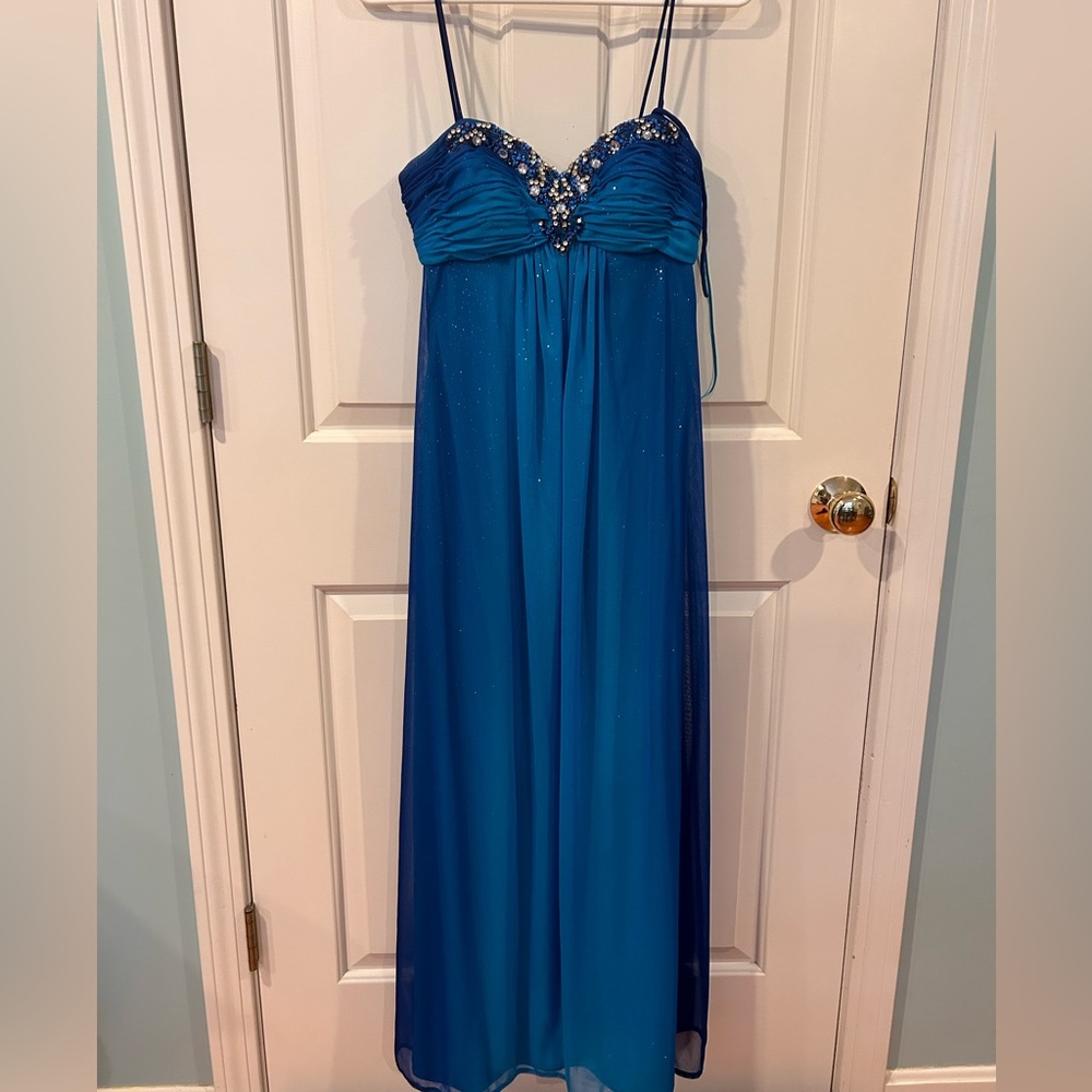 Blue formal dress
